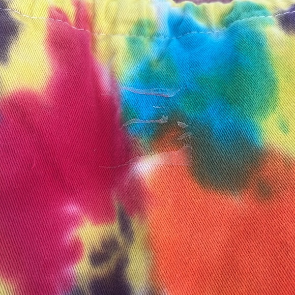 UNDEE BANDZ Drawstring Bag Rainbow Tie Dye Y2K - Picture 5 of 6